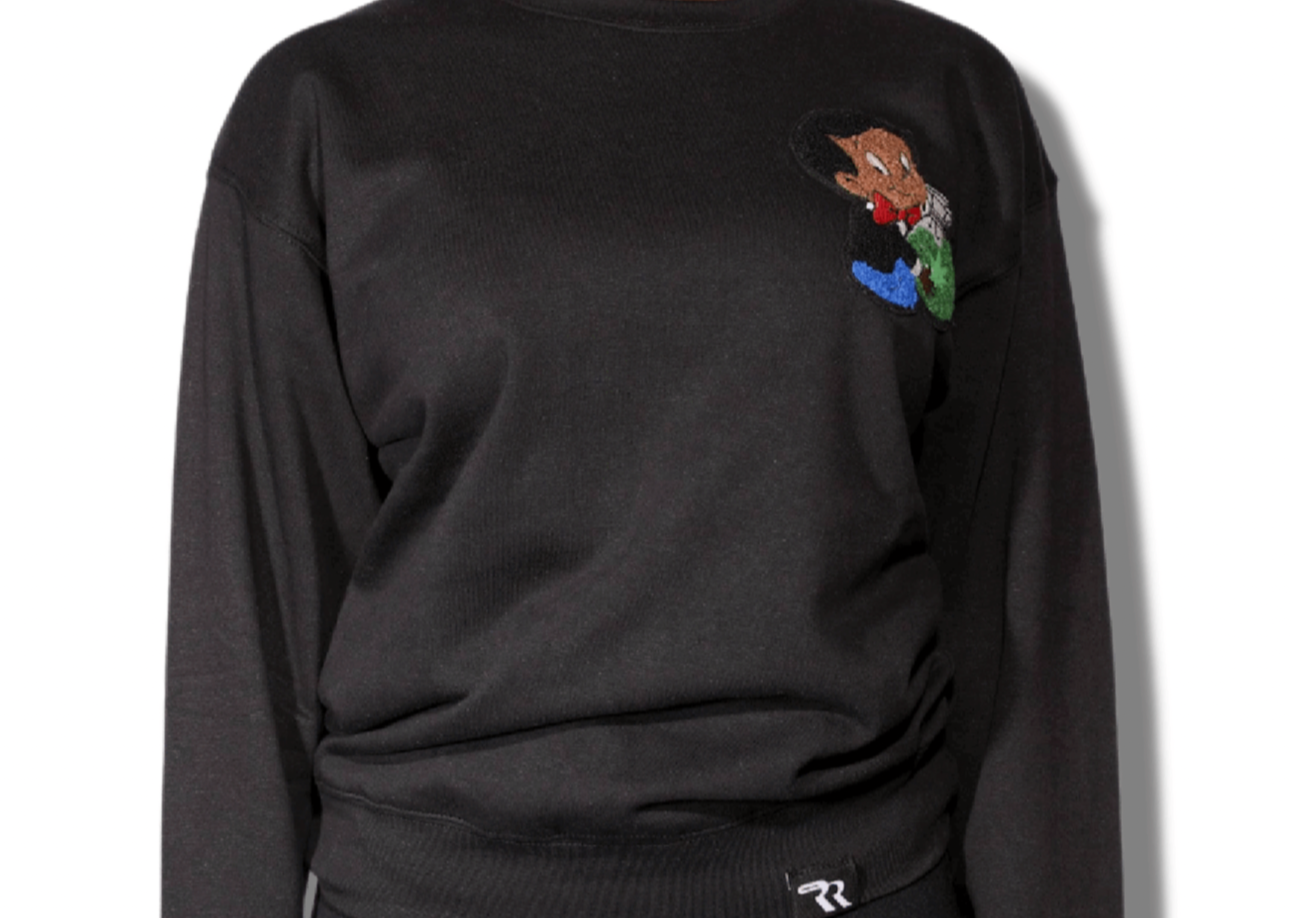 Jet Black Crewneck